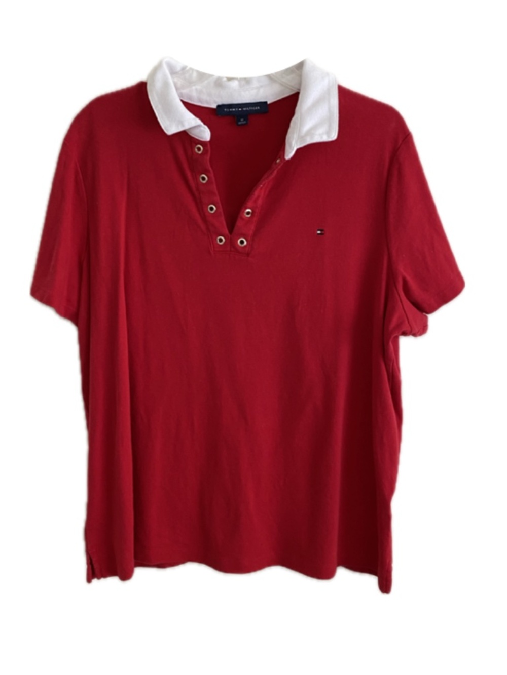 Tommy Hilfiger Women's Polo Shirt Size: 1X
